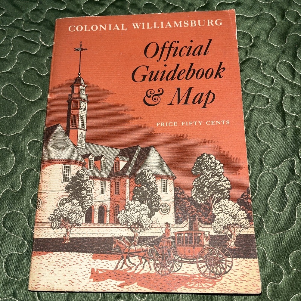 Colonial Williamsburg Official‎ Guidebook and Map – 1972 Seventh Edition